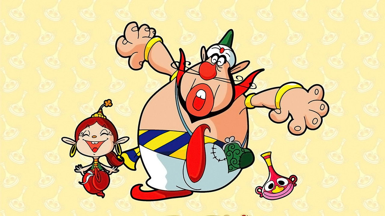 The Genie Family backdrop