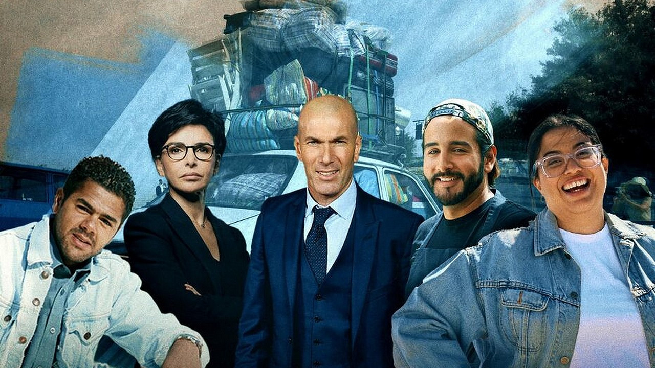 L'Arabe dans le poste backdrop