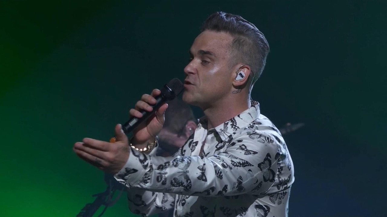 Robbie Williams: Live at the Apple Music Festival backdrop