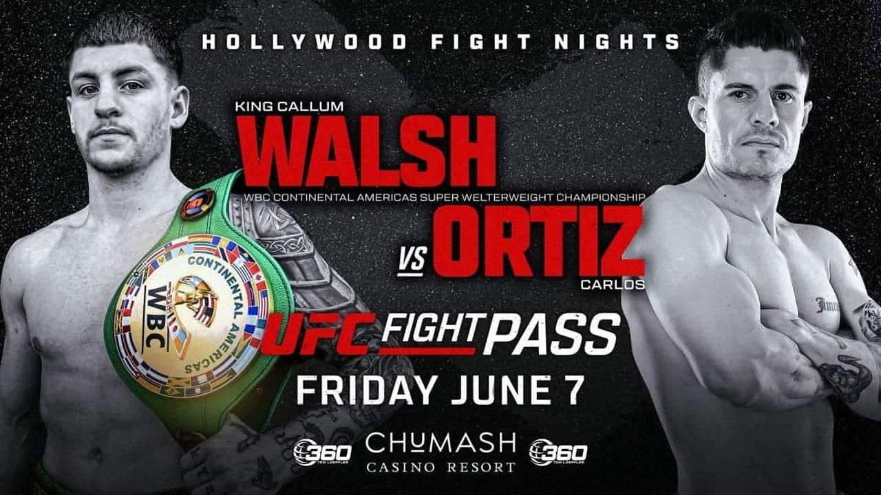 Callum Walsh vs. Carlos Ortiz backdrop