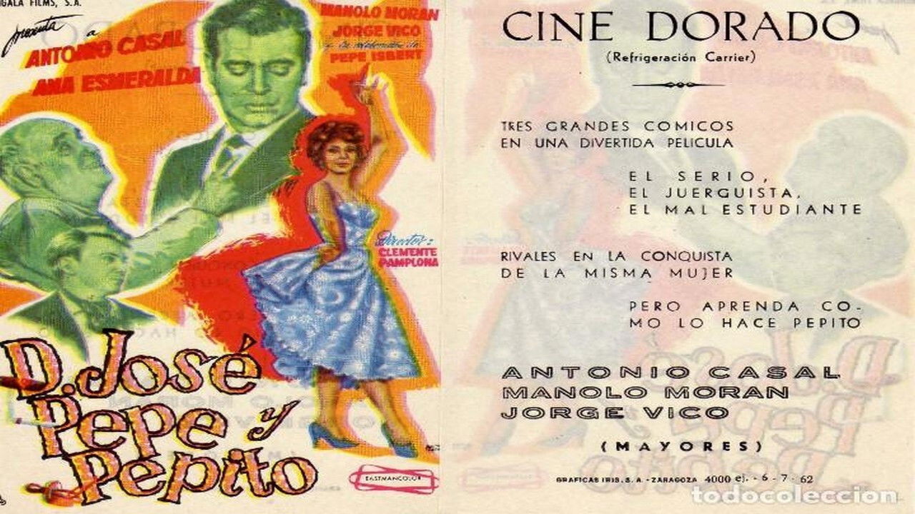 Don José, Pepe y Pepito backdrop