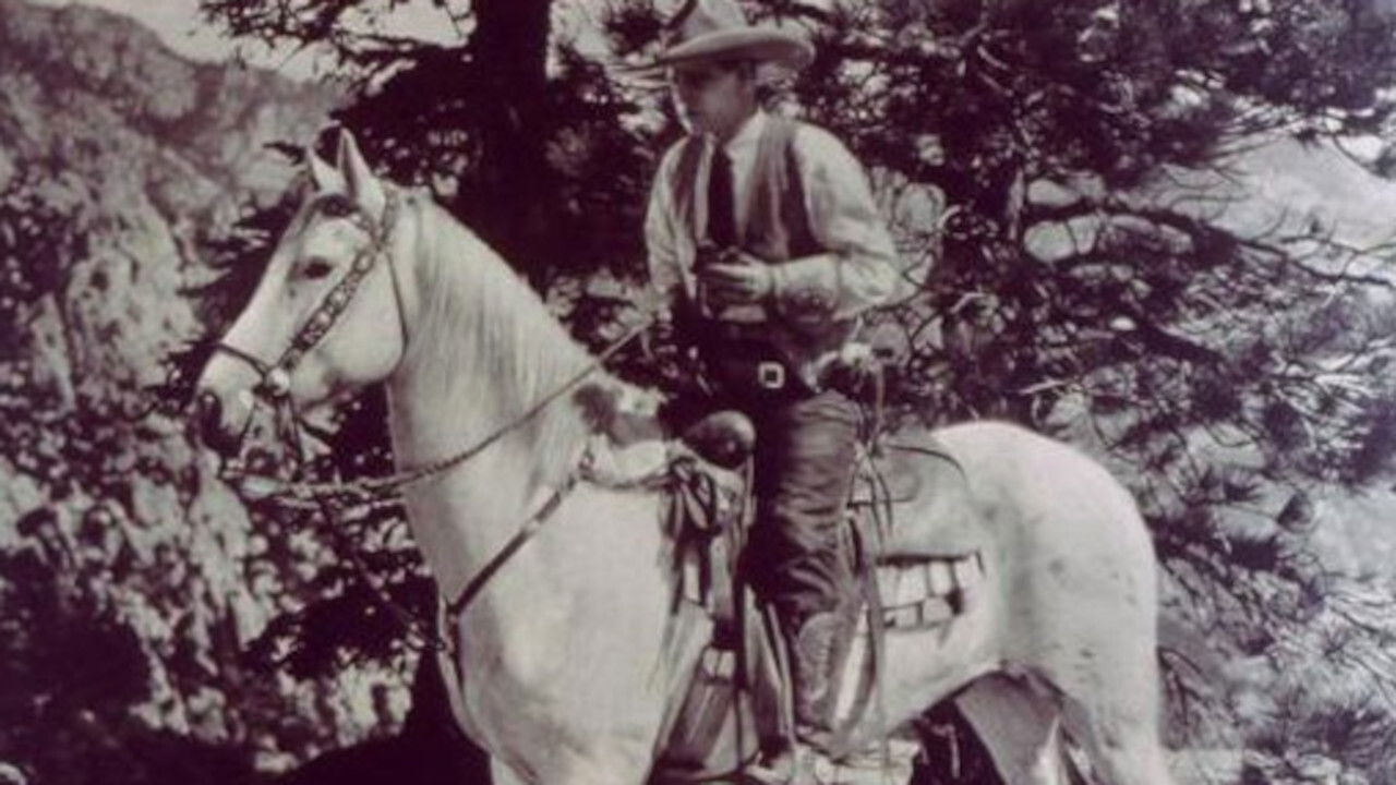 The Phantom Horseman backdrop