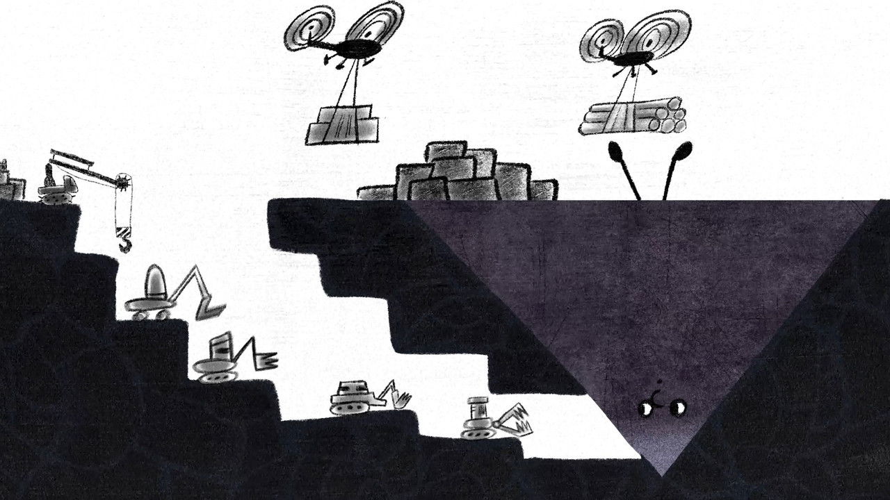 Once Upon a Time There Was a Mountain backdrop