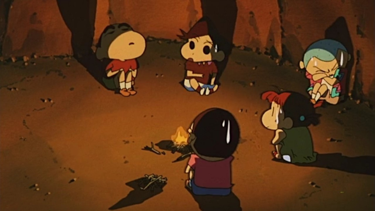 Crayon Shin-chan: A Storm-Invoking Jungle backdrop