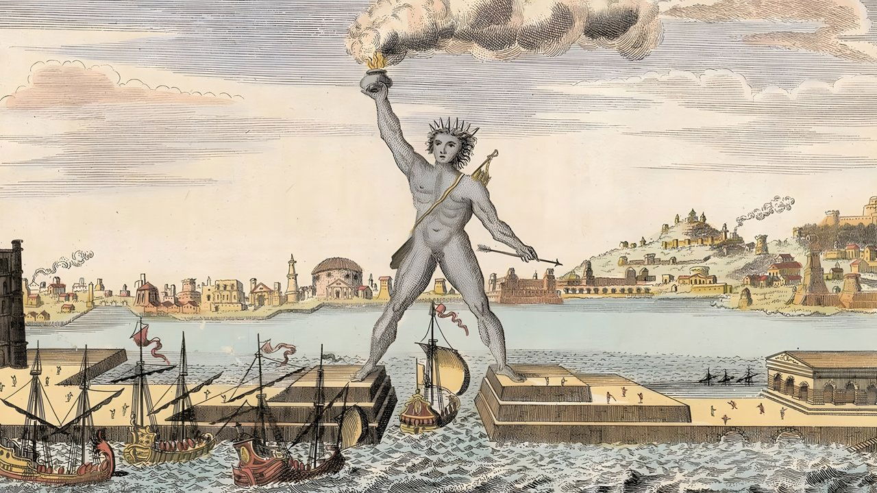 Lost Treasures of the Ancient World: The Seven Wonders of the Ancient World backdrop