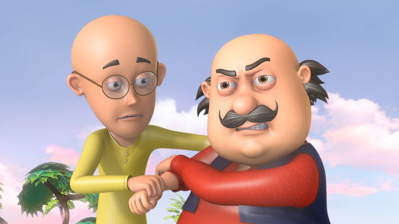 Motu Patlu & Robo Kids backdrop