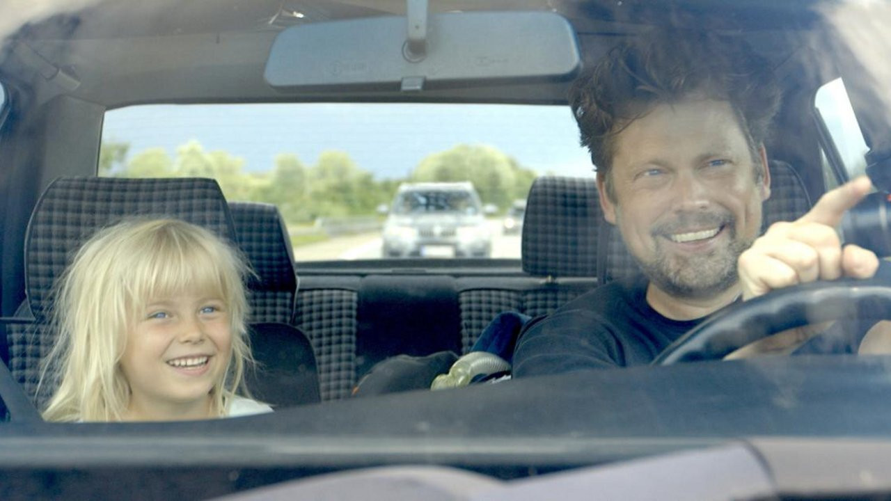 På tur med far backdrop