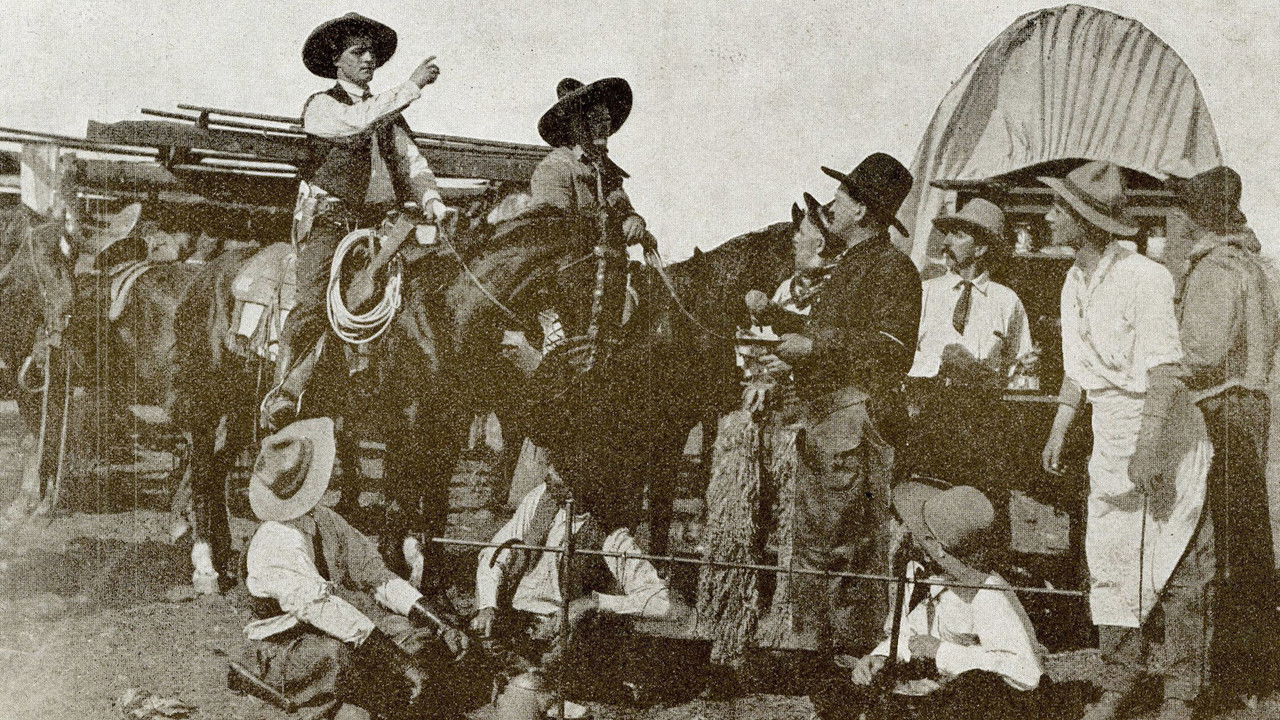 A Romance of the Rio Grande backdrop