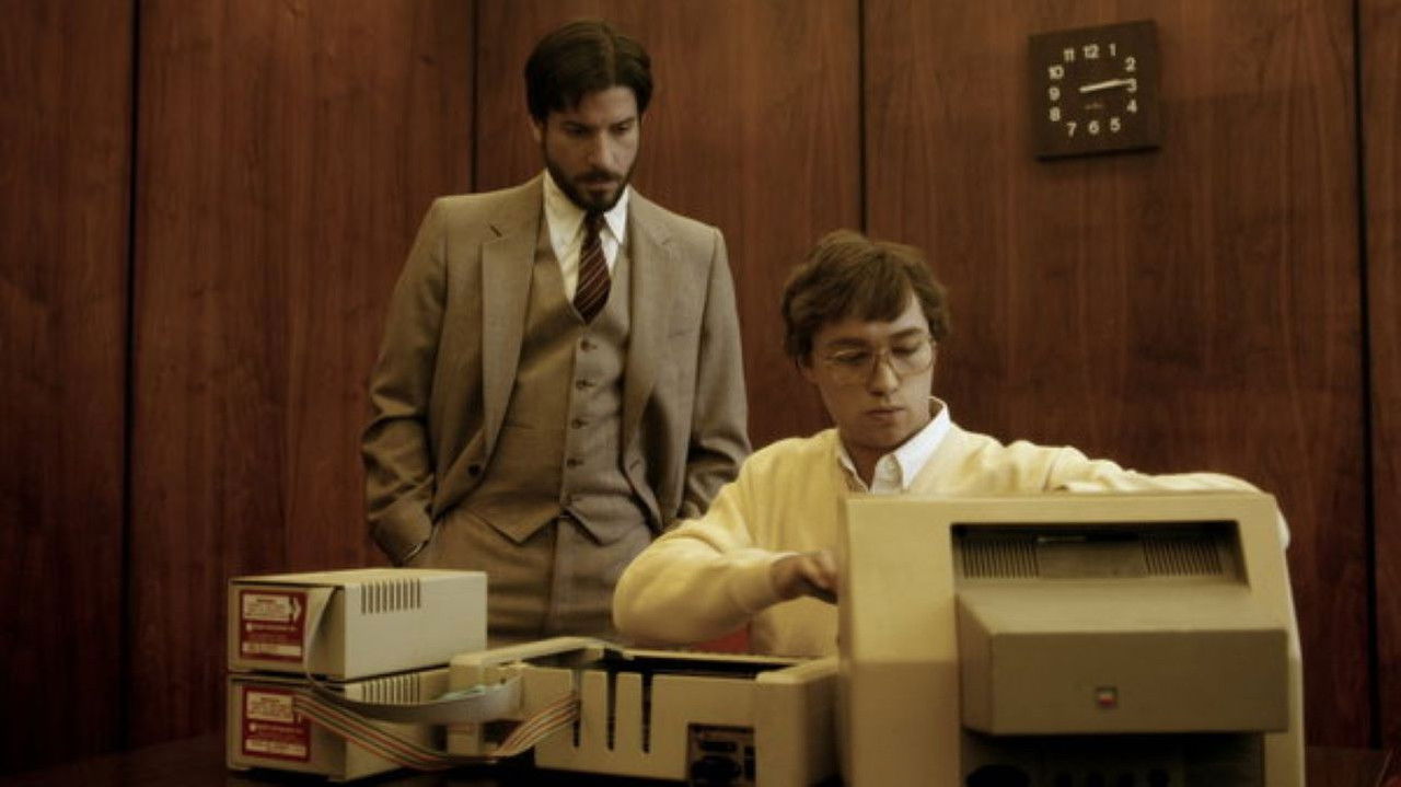 American Genius: Jobs vs Gates backdrop