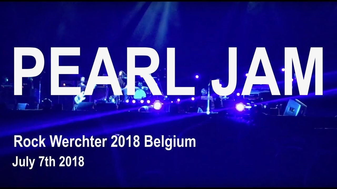 Pearl Jam: Rock Werchter 2018 backdrop