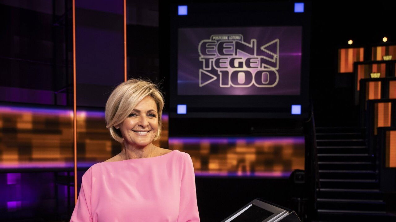 Eén tegen 100 backdrop