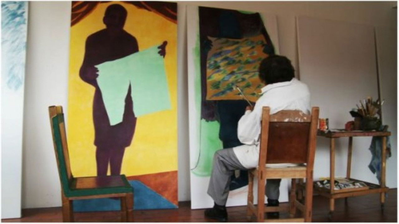 Beatriz González, why are you crying? backdrop