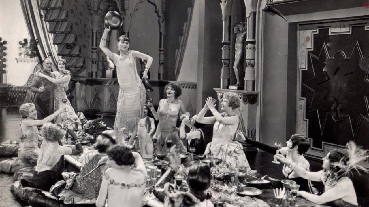 The Masked Woman backdrop