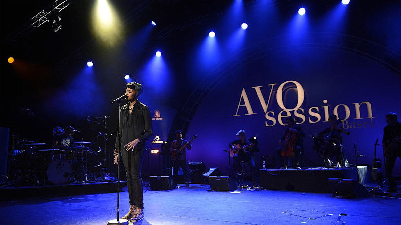 Imany plays Avo Session backdrop