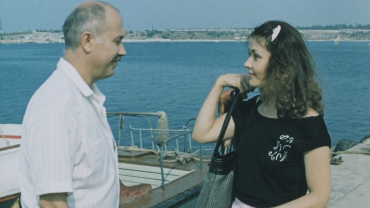 A Man from the Black 'Volga‎' backdrop