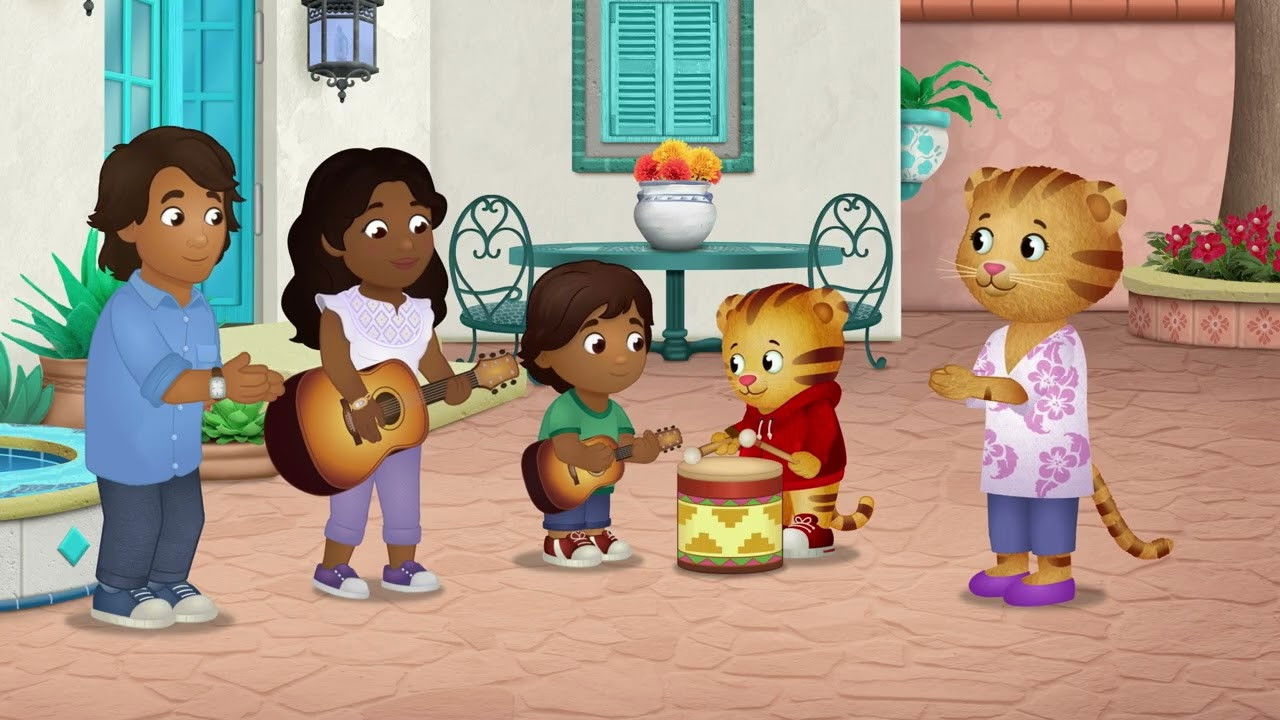 Daniel Visits a New Neighborhood backdrop