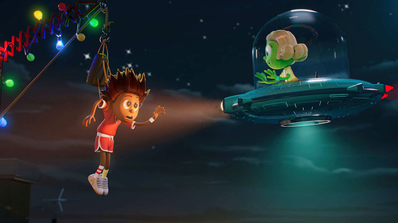 The Little Alien backdrop