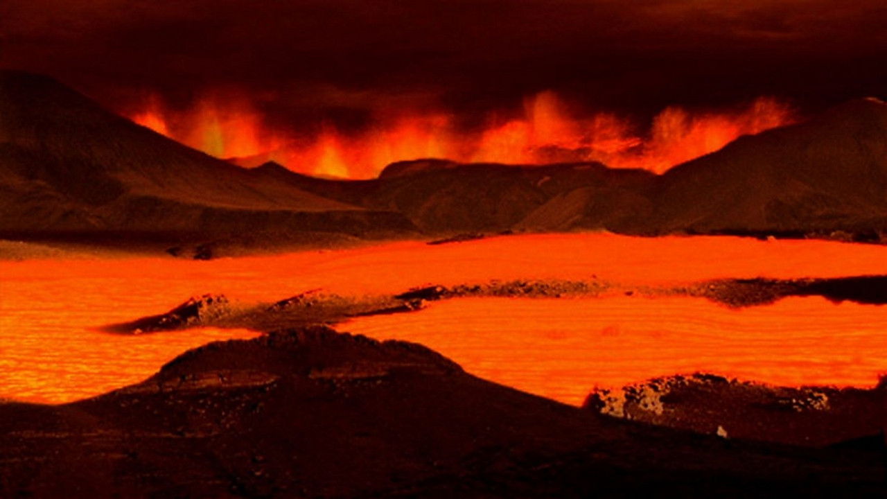 The Day The Earth Nearly Died backdrop