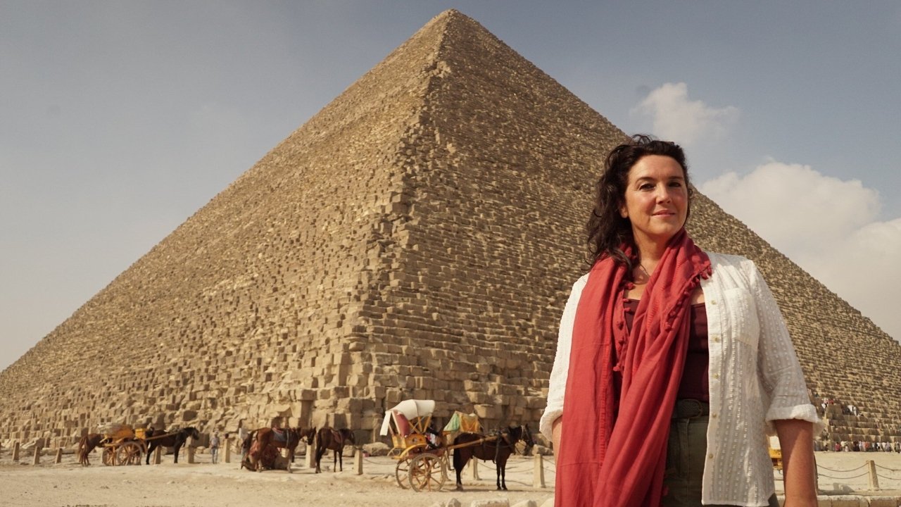 The Seven Wonders of the Ancient World by Bettany Hughes backdrop