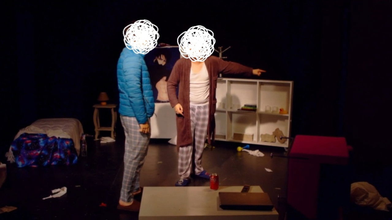 El descanso del hombre moderno backdrop