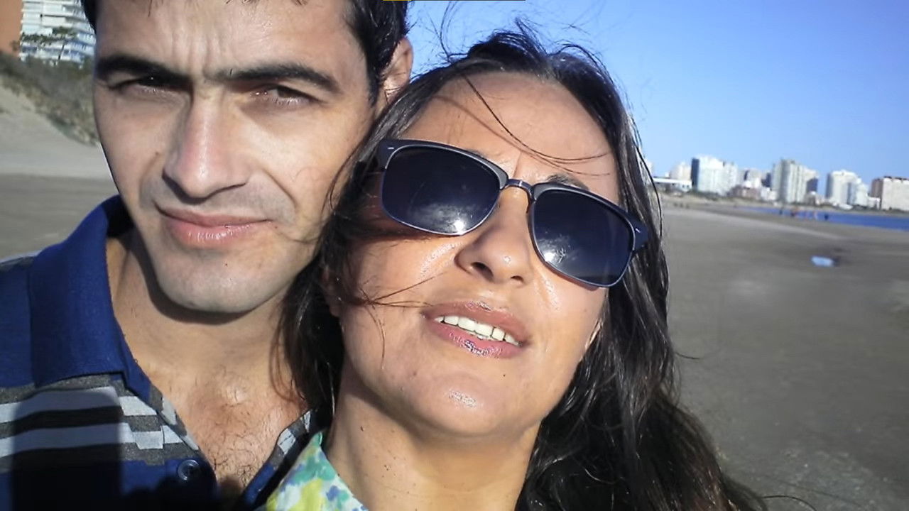 Dos palabras en la arena backdrop