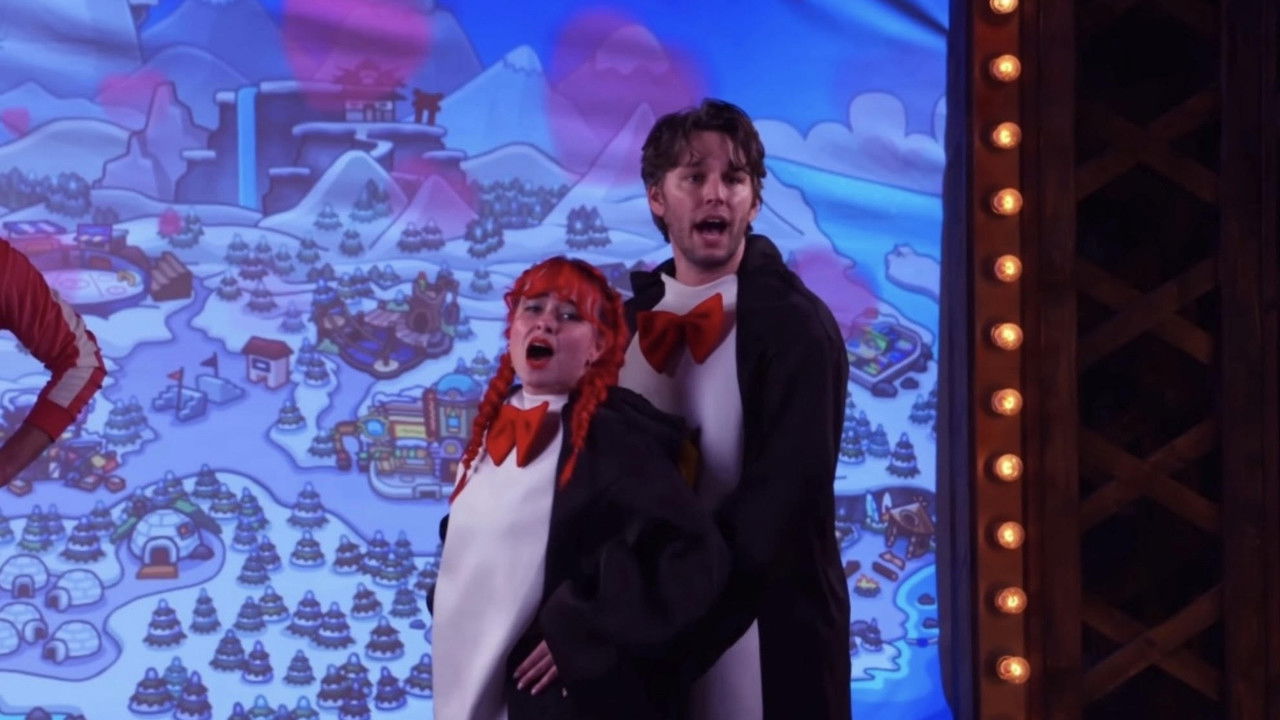 A #ChristmasCarol backdrop