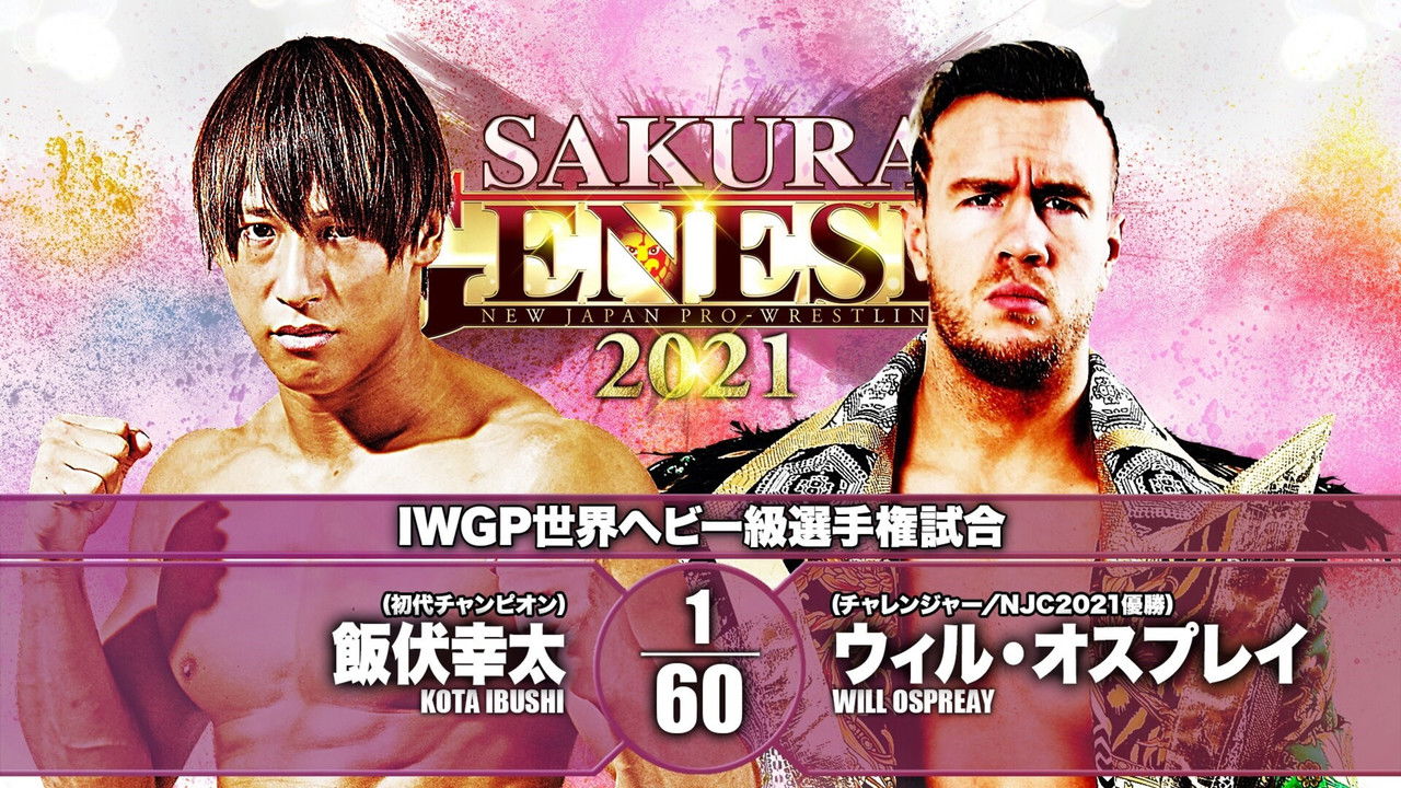NJPW Sakura Genesis 2021 backdrop