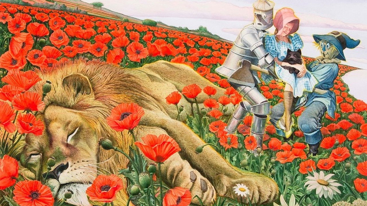 Charles Santore Illustrates The Wizard of Oz backdrop