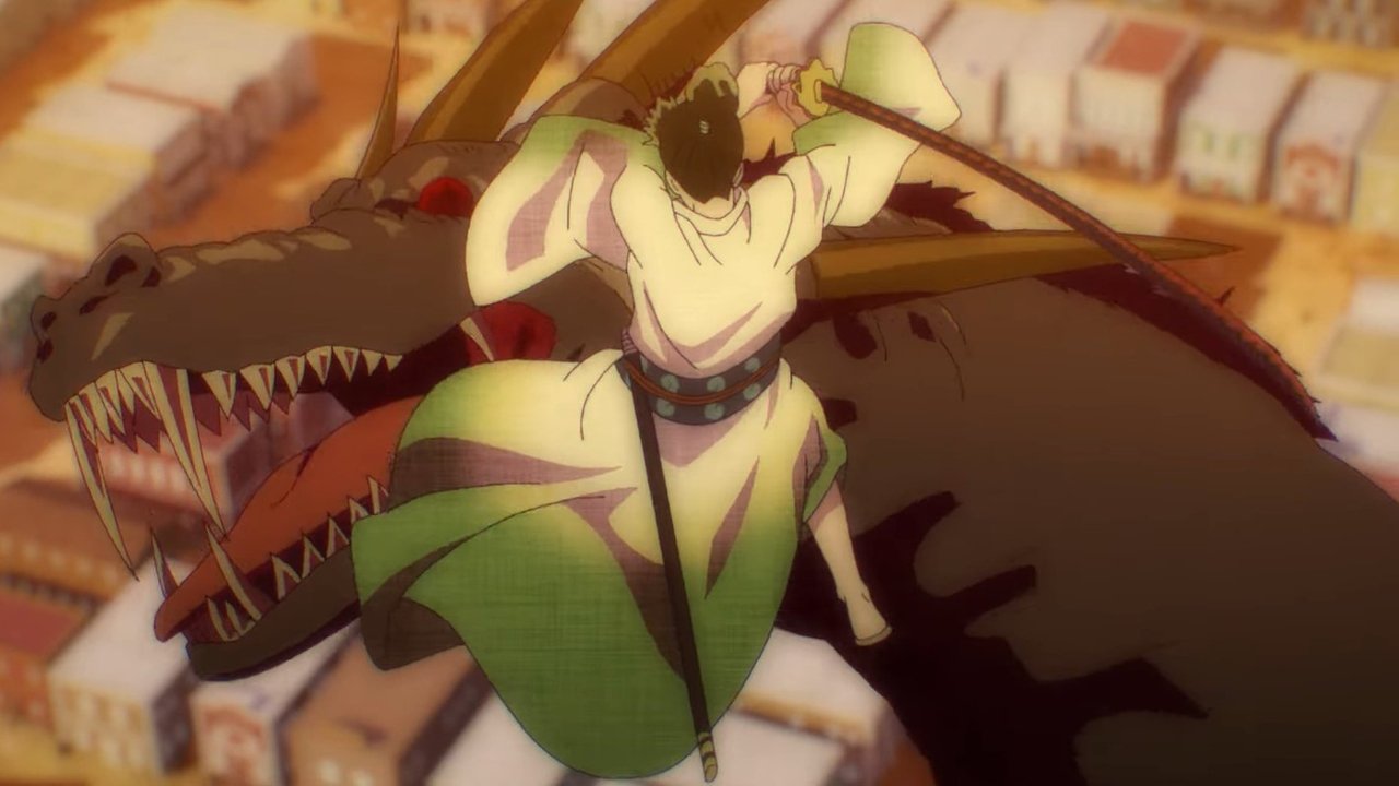 Monsters 103 Mercies Dragon Damnation backdrop