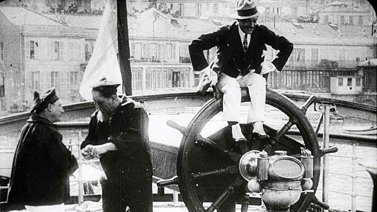 Max in Monaco backdrop