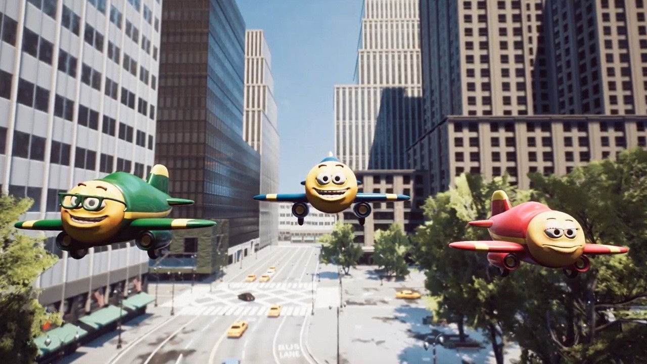 Planes with Brains 3 backdrop