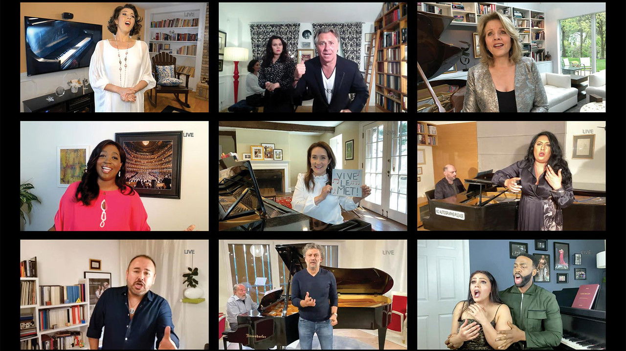 Metropolitan Opera At Home Gala backdrop