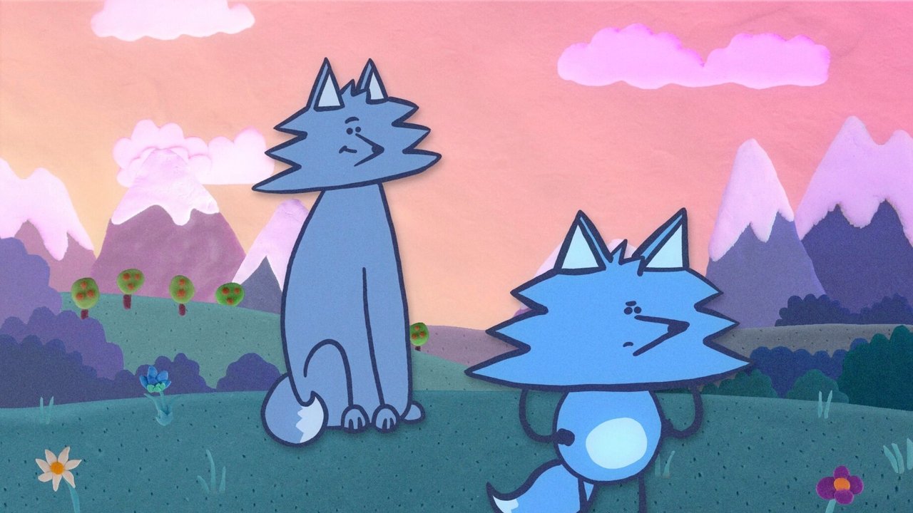 The Hungry Little Wolf backdrop