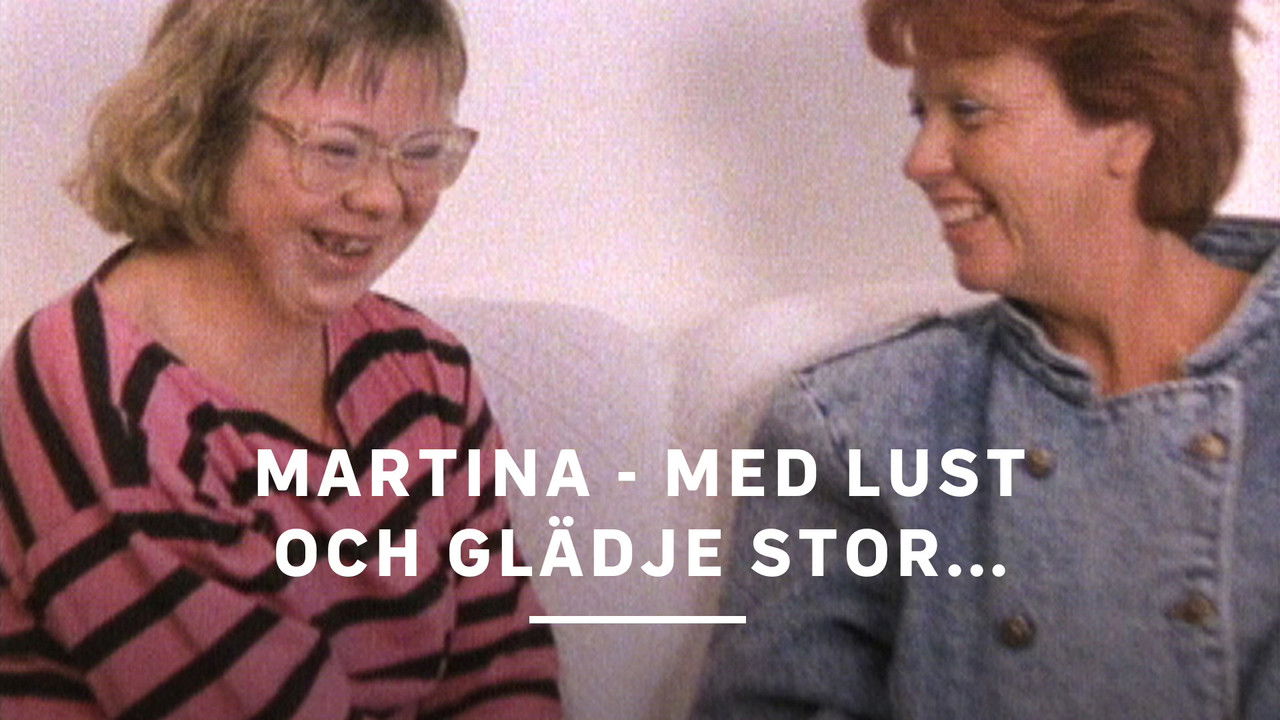 Martina - med lust och glädje stor... backdrop