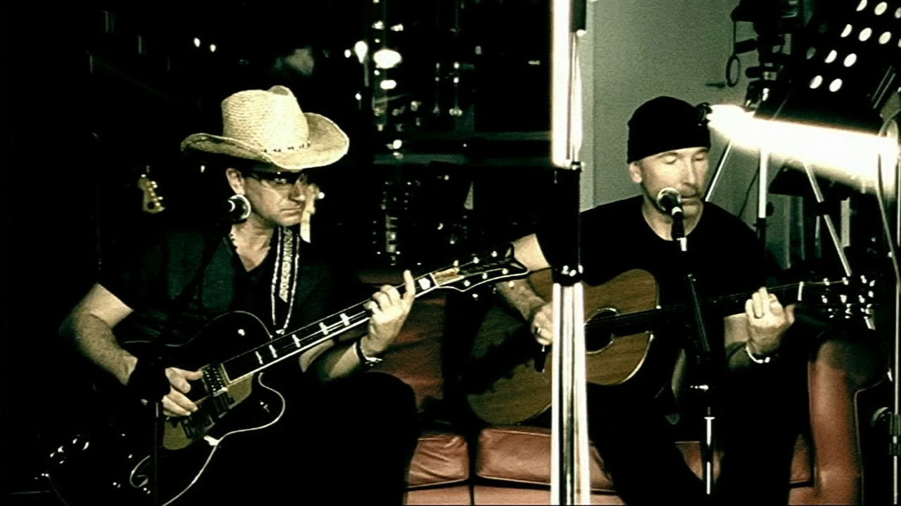 U2 and 3 songs backdrop