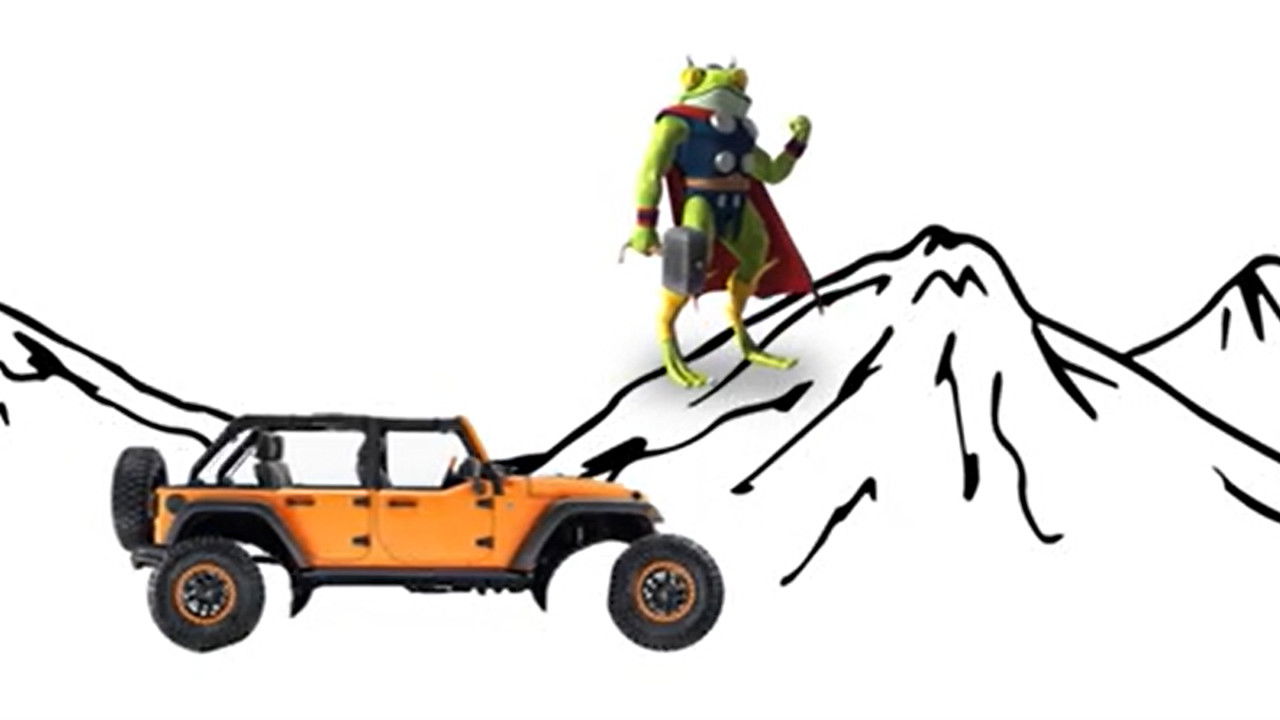 The Life of Thor Frog backdrop