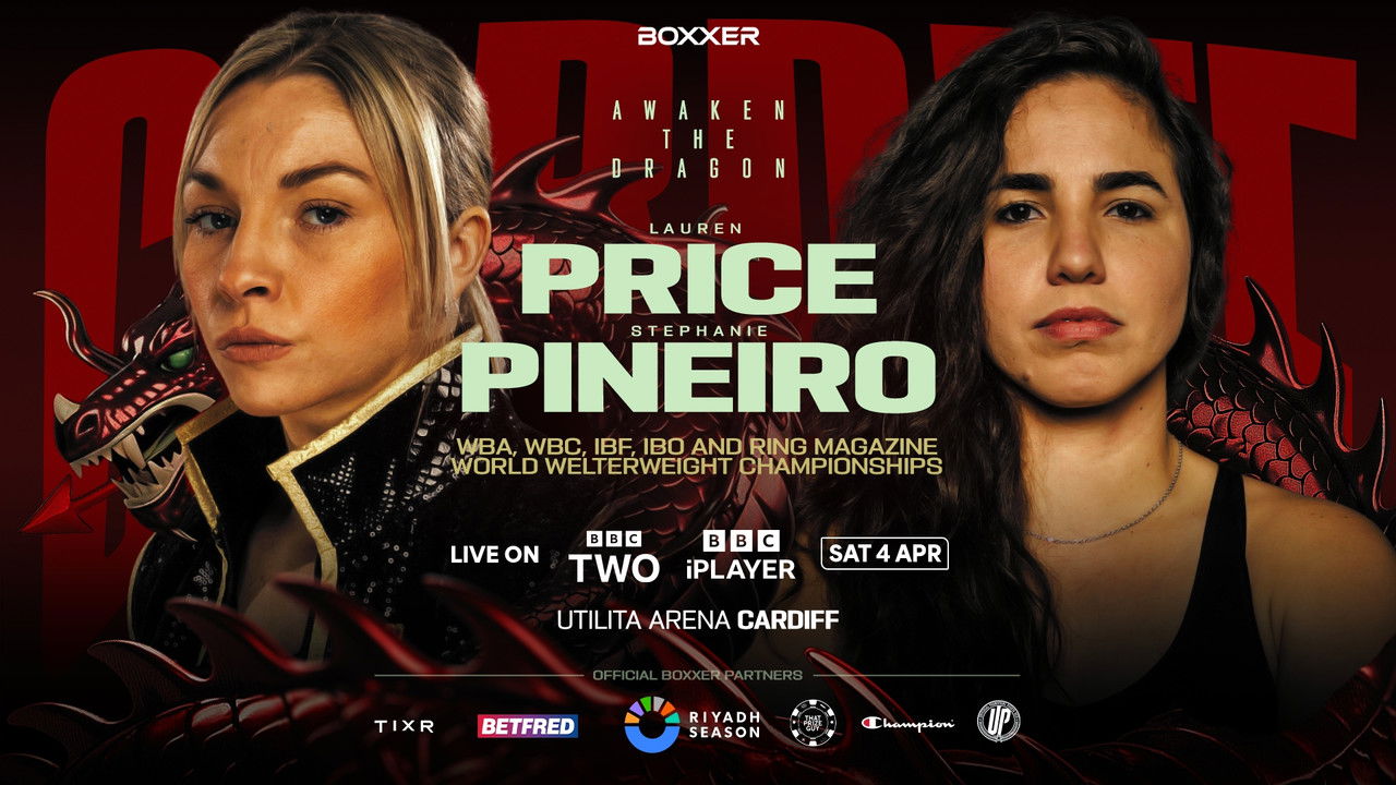 Lauren Price vs. Stephanie Pineiro Aquino backdrop