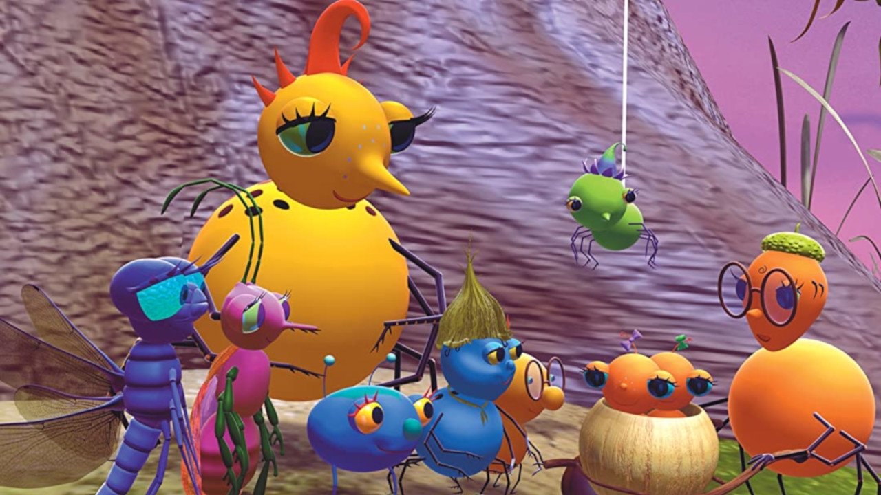 Miss Spider's Sunny Patch Friends backdrop