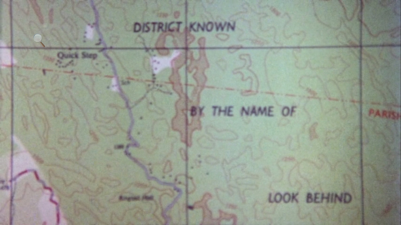 Land of Look Behind backdrop