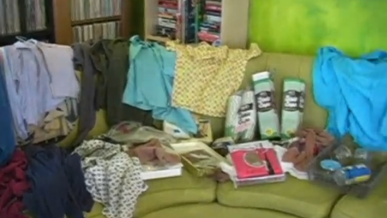 Yard Sale Bloodbath: The Video backdrop