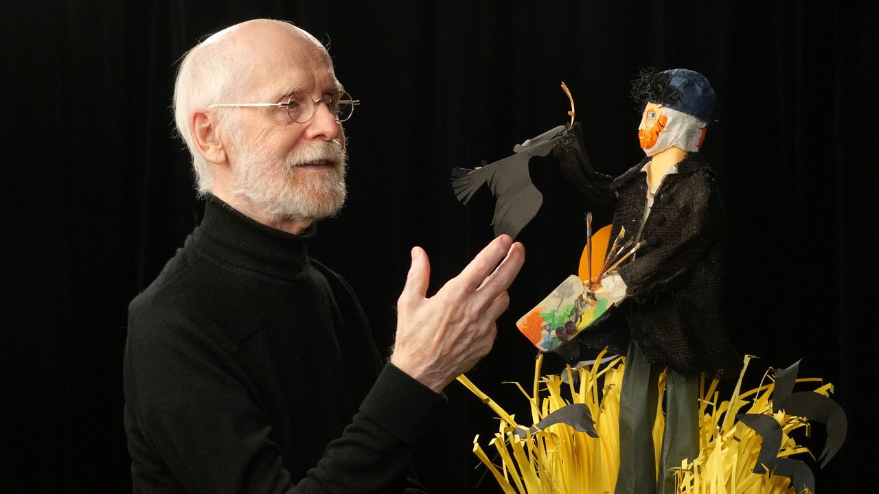 The Paper Man backdrop