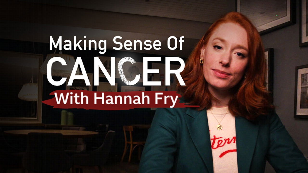 Making Sense of Cancer with Hannah Fry backdrop