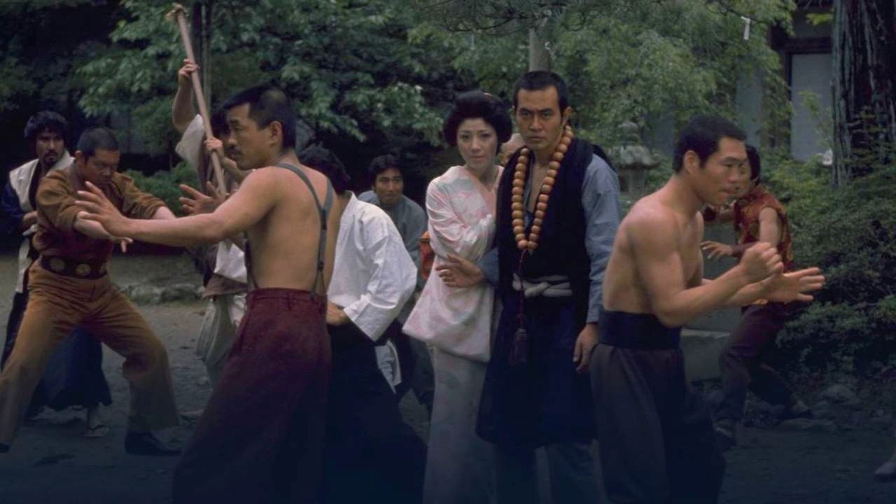 The Karate Man and the Spy backdrop