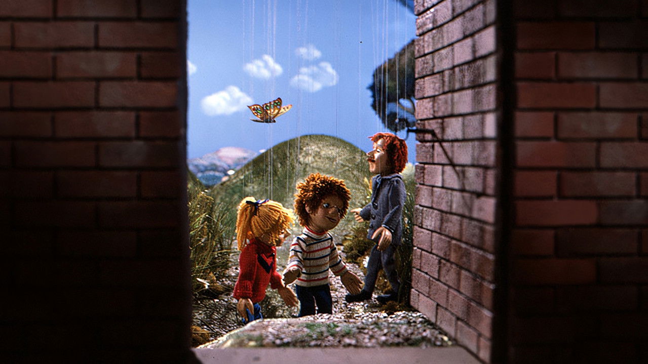 Augsburger Puppenkiste - Die vergessene Tür - Die Wetterorgel backdrop