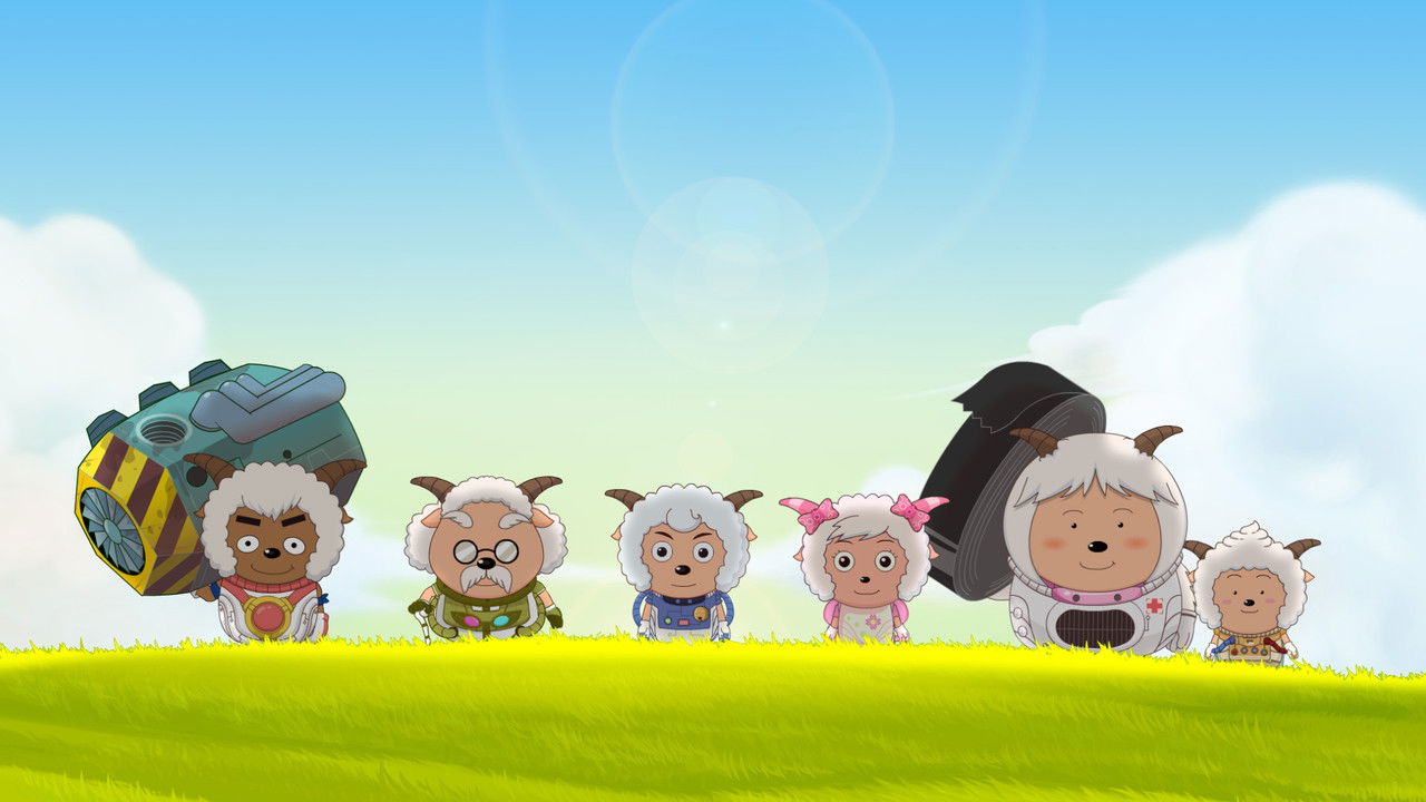 Pleasant Goat and Big Big Wolf 3 backdrop