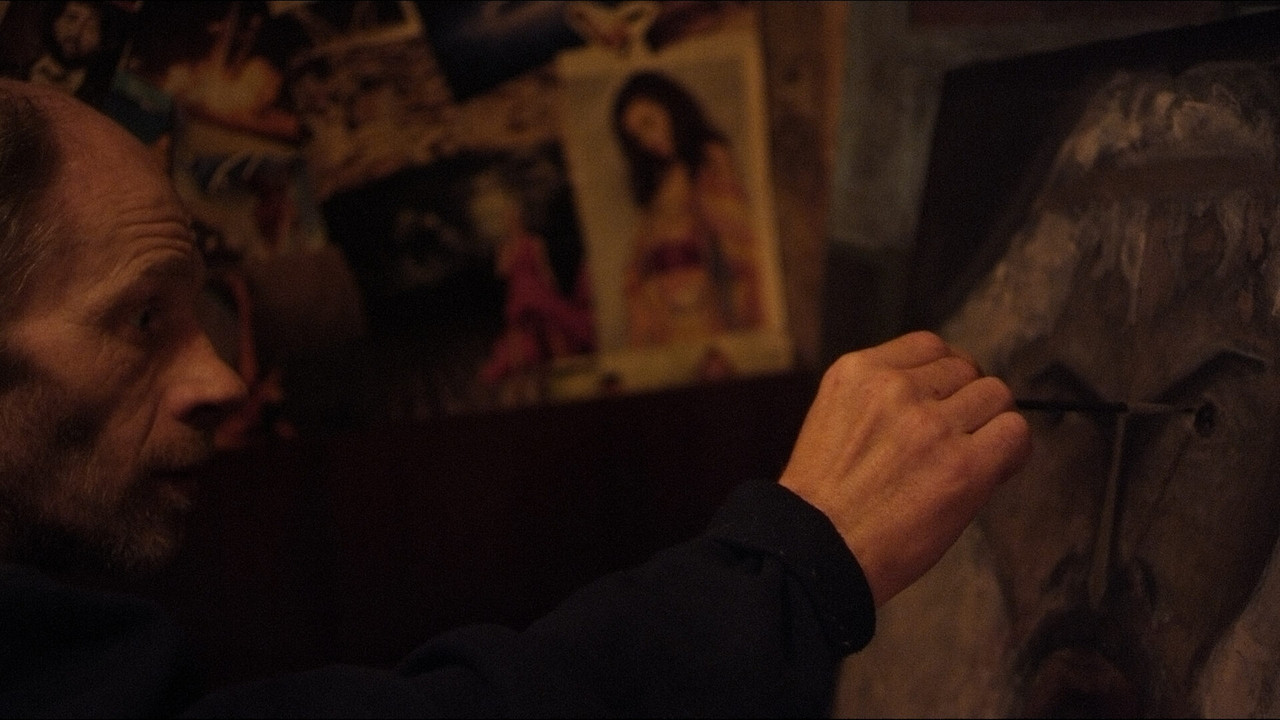 Golden Flask backdrop