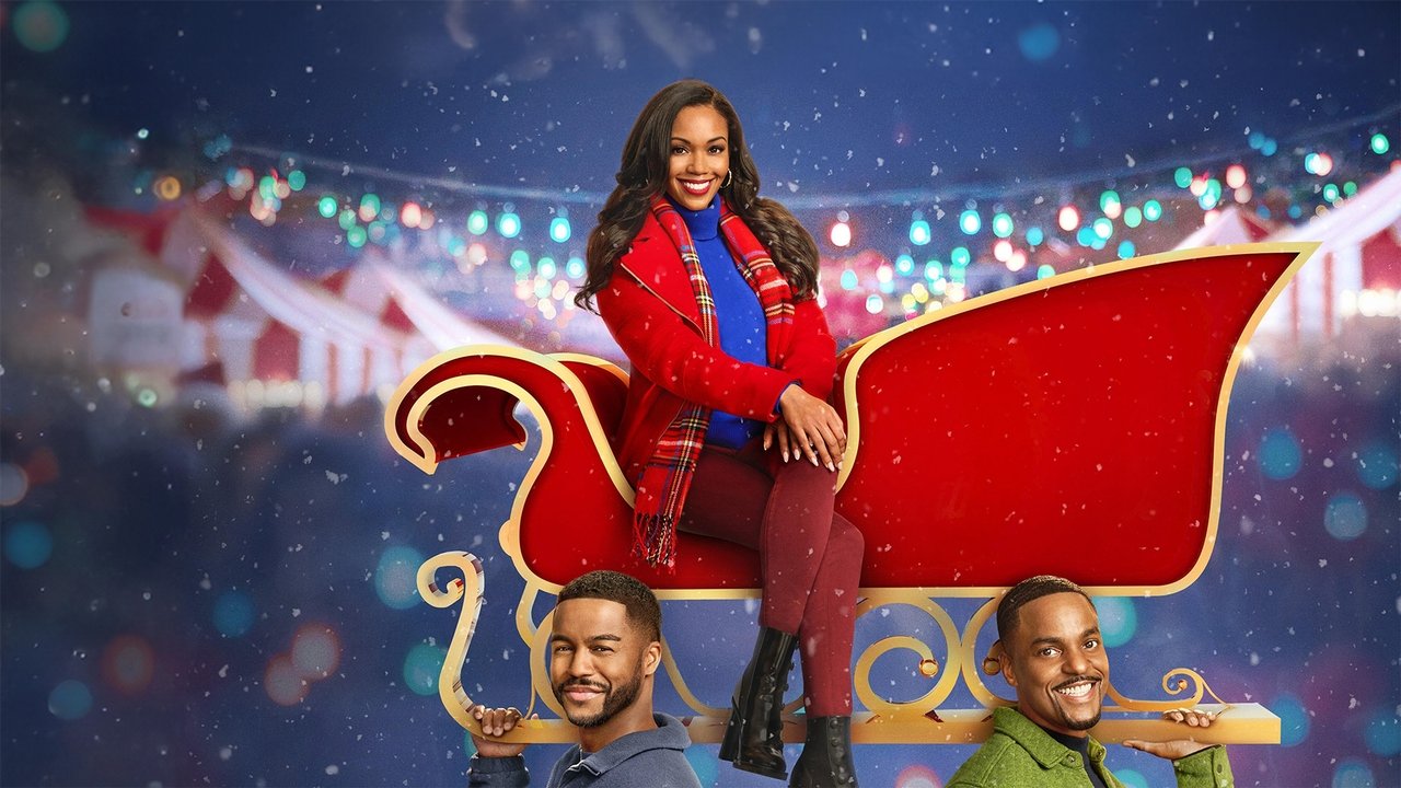 Christmas with a Kiss backdrop