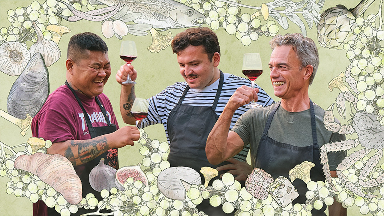 Tre sultne mænd backdrop