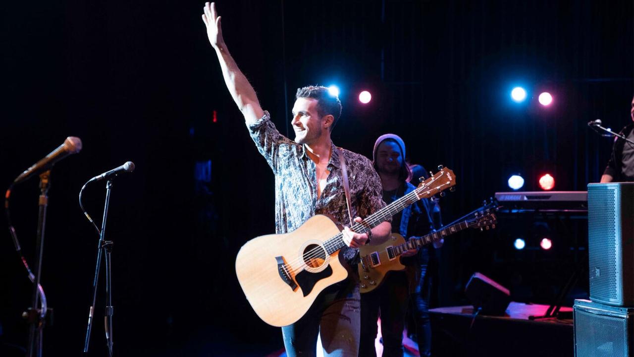 His Killer Fan backdrop