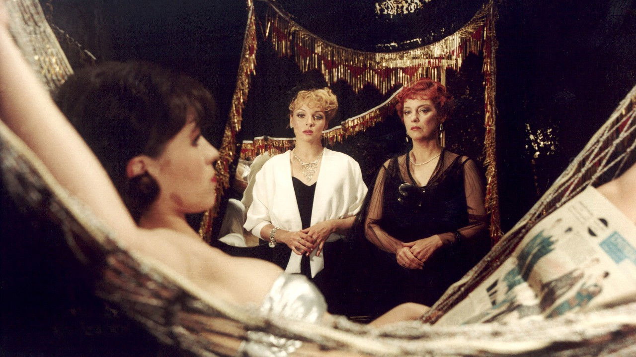 An Angel Seduces the Devil backdrop